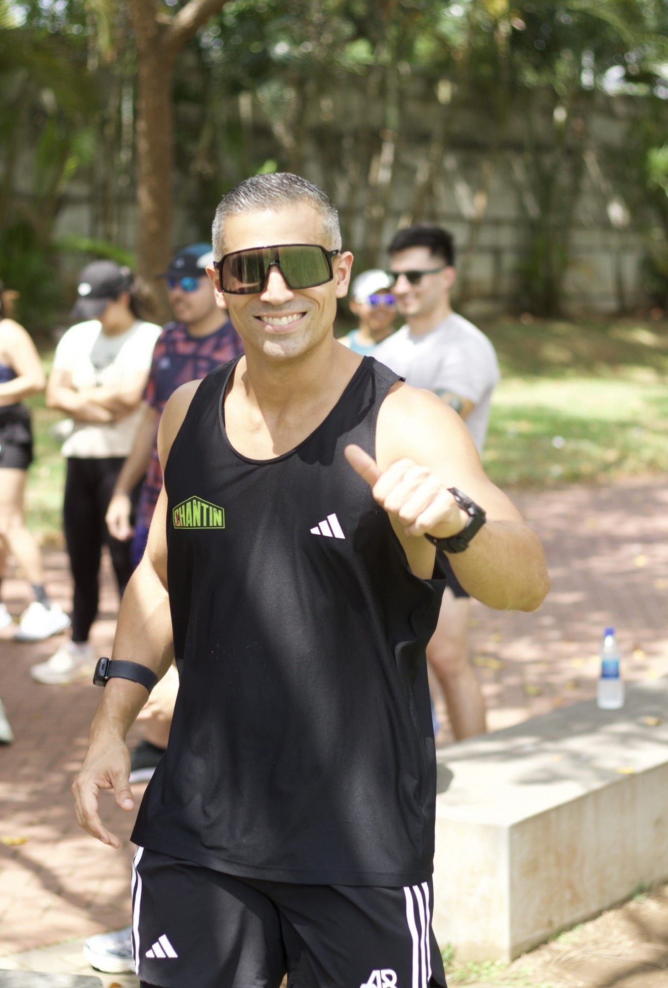 Atleta entrenando